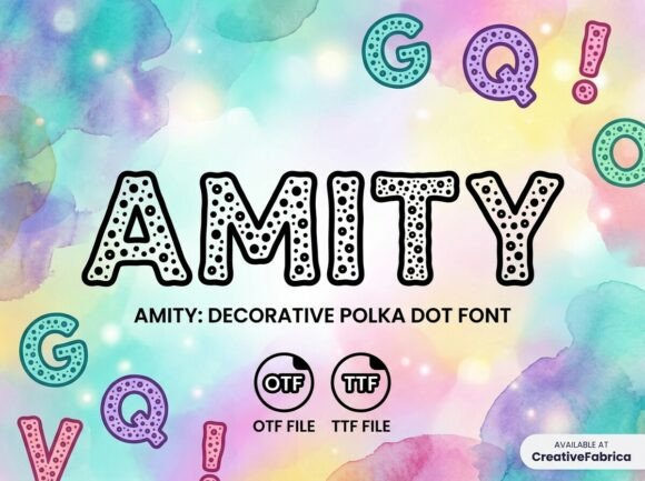Amity: A Display Typeface That Welcomes Readers In