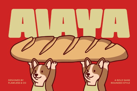 Avaya: A Friendly, Bold Display Font for Modern Web Design