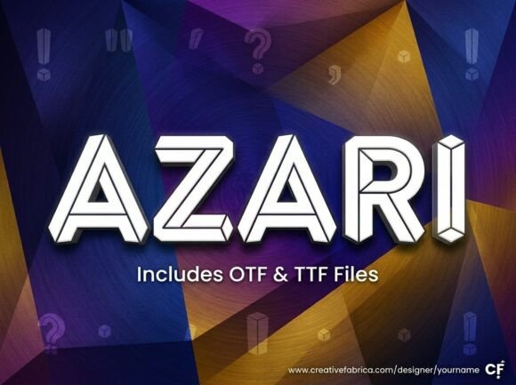 Azari: A Display Font That Anchors Editorial Mood