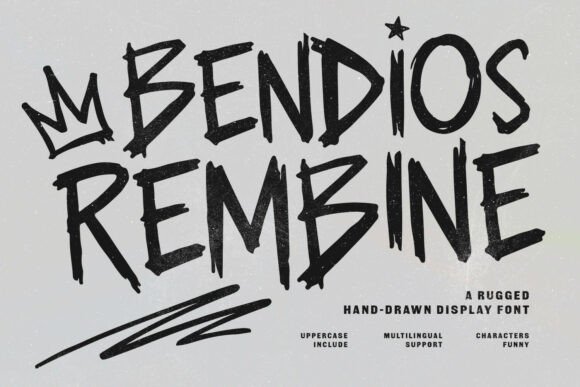 Bendios Rembine: A Display Font That Earns Its Space