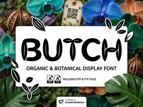 Butch: A Bold Display Typeface for Digital Impact