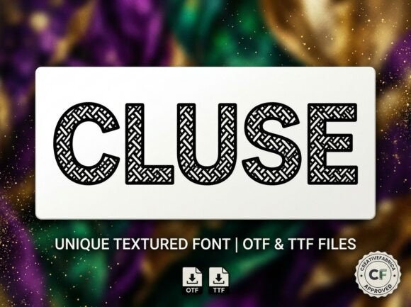 Cluse: A Display Typeface That Elevates Handmade Design