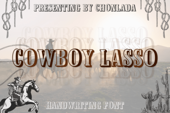 Cowboy Lasso: A Rugged Display Font That Stands Out—Not Just for Westerns