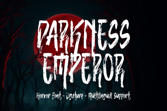 Darkness Emperor: A Display Font That Means Business—If Your Brand Loves the Dark Side
