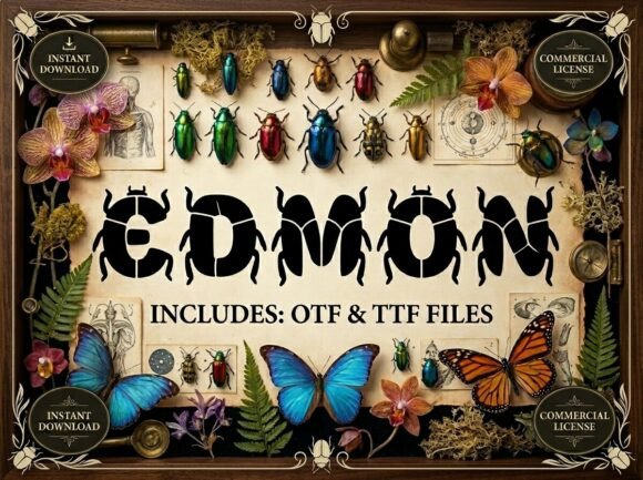 Edmon: A Bold Display Font That Commands Attention