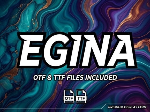 Egina: A Display Font That Earns Its Space