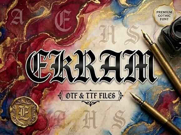 Ekram: A Display Font That Earns Its Space