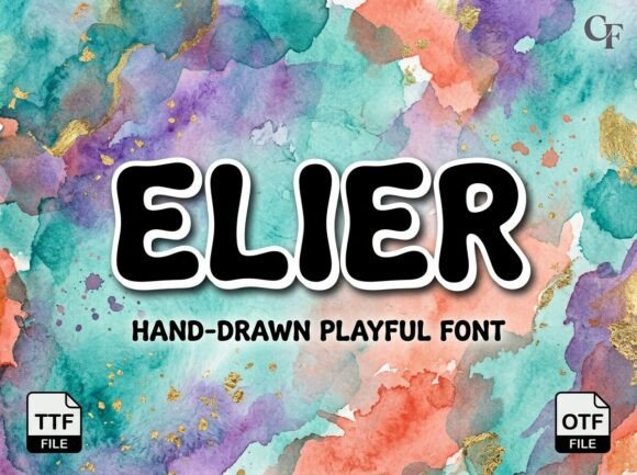 Elier: A Display Font That Commands Attention