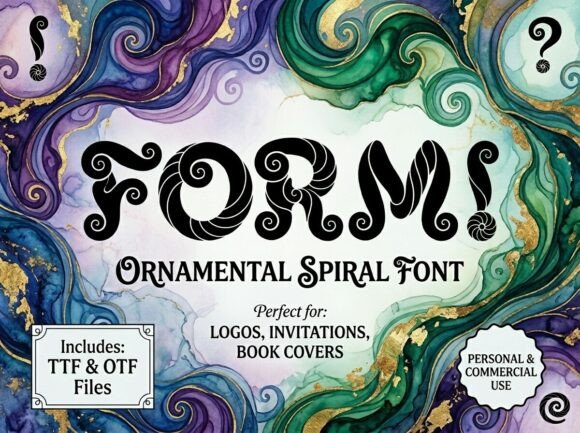 Formi: A Nautical Display Font That Earns Its Place
