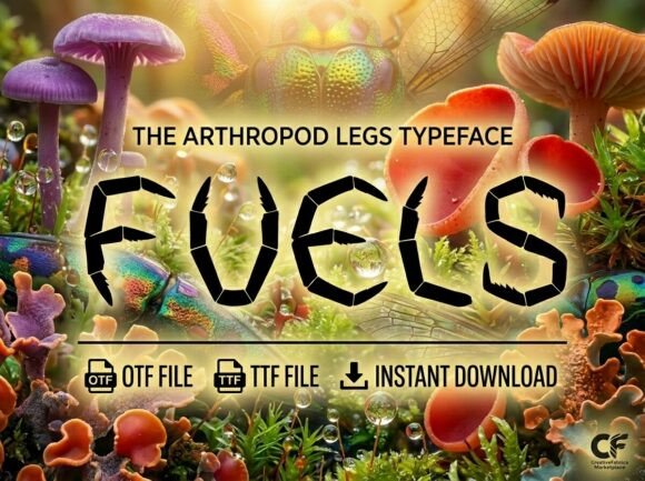 Fuels Font: A Bold Display Typeface That Commands Attention