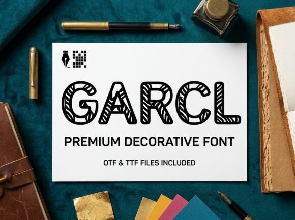Garcl: A Display Font That Anchors Your Editorial Voice