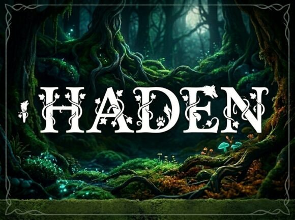 Haden: A Standout Display Font for Small Business Branding