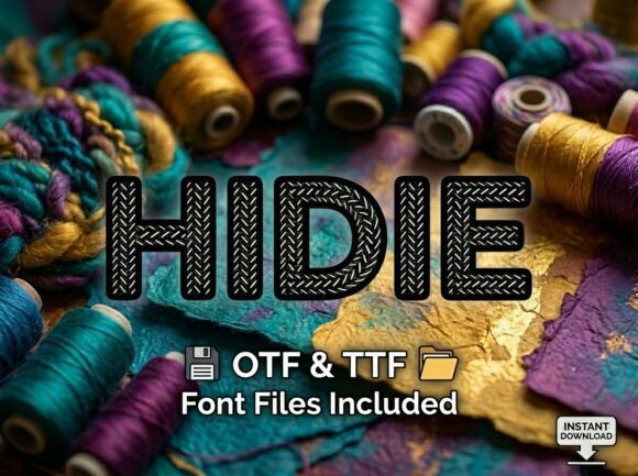 Hidie: A Display Font That Makes Your Brand Instantly Memorable