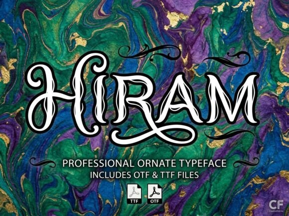 Hiram: A Bold Display Font That Commands Attention