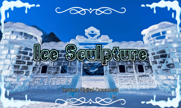 Ice Sculpture Font: Your Winter-Sharp Display Typeface