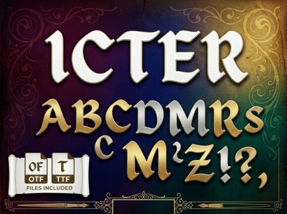 Icter: A Regal Display Typeface for Scroll-Stopping Campaigns