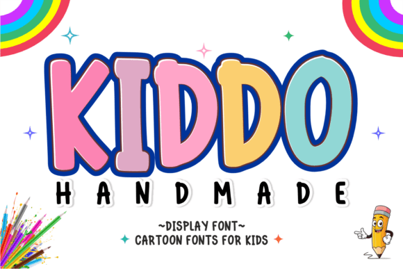 Kiddo Handmade: A Playful Display Font with Heart