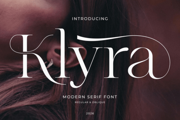 Klyra: A Refined Serif Display Font for Digital Luxury