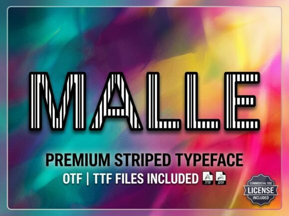 Malle: A Bold Display Font for Small Business Branding