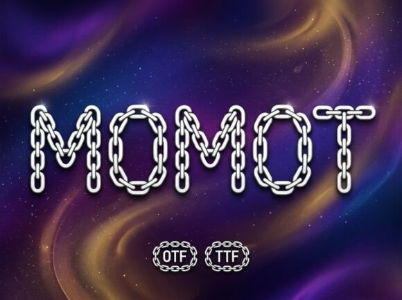 Momot: A Standout Display Font for Digital Branding