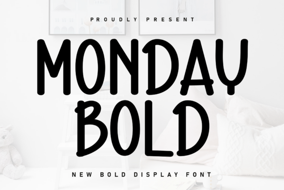 Monday Bold: A Handwritten Display Font That Feels Like Home