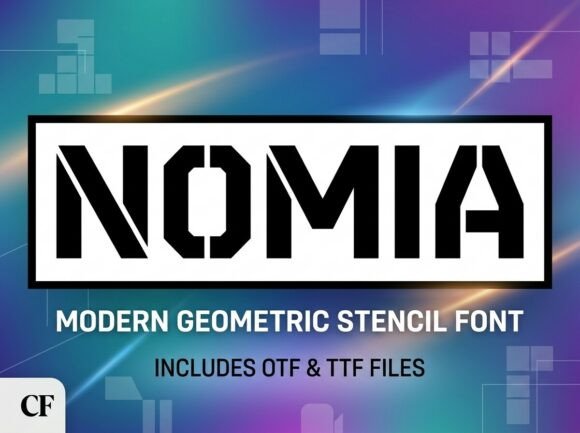 Nomia: A Standout Display Font for Digital Branding