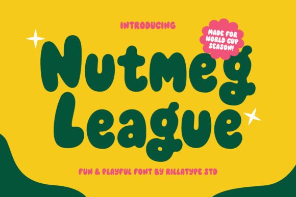 Nutmeg League: A Playful Display Font for Bold Brand Moments
