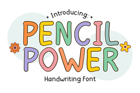Pencil Power: A Whimsical Display Font for Digital Branding