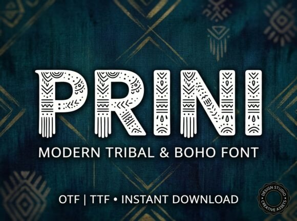 Prini: A Display Font That Commands Attention—Thoughtfully