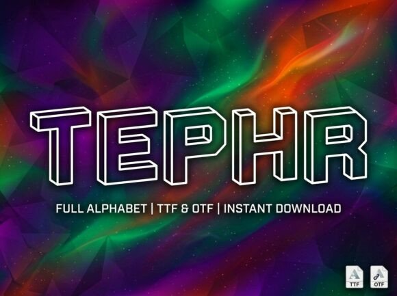 Tephr: A Display Font That Earns Its Space