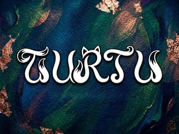 Turtu: A Standout Display Font for Small Business Branding