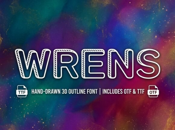 Wrens: A Standout Display Font for Digital Branding